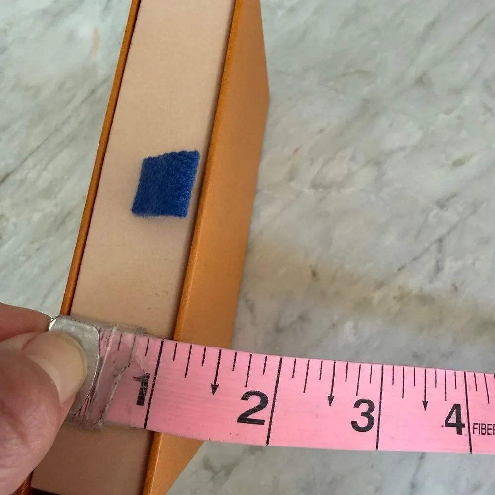 Authentic Louis Vuitton Empty Drawer Gift Box Orange Pull-Out Box 5.5”x3.5”x1”